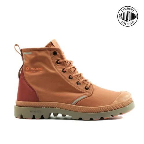 Pánské Boty Palladium Pampa Lite+ Recycle WP+ Hnědé | CZ TMR-40G